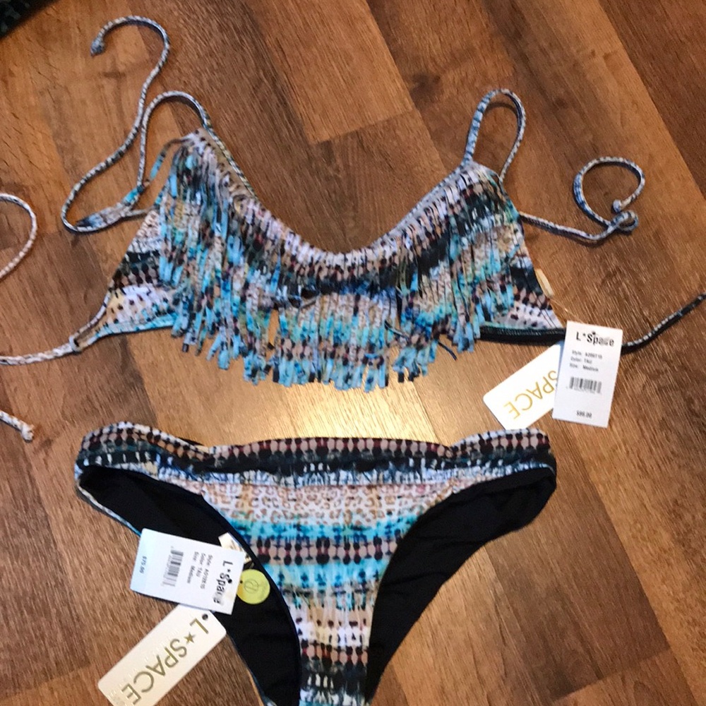 New L space swimsuit medium top & bottom